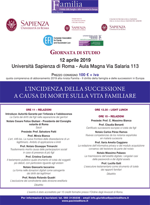 incontro di studio familia